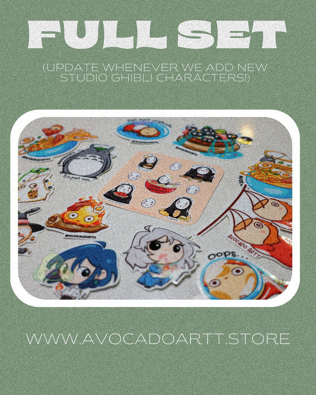 Exclusive Studio Ghibli Full Sticker Set – Limited Stock!