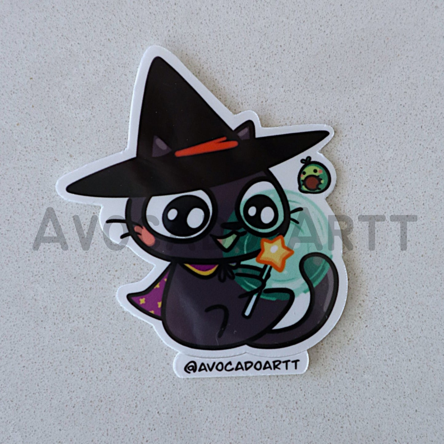 Cat Witch Sticker