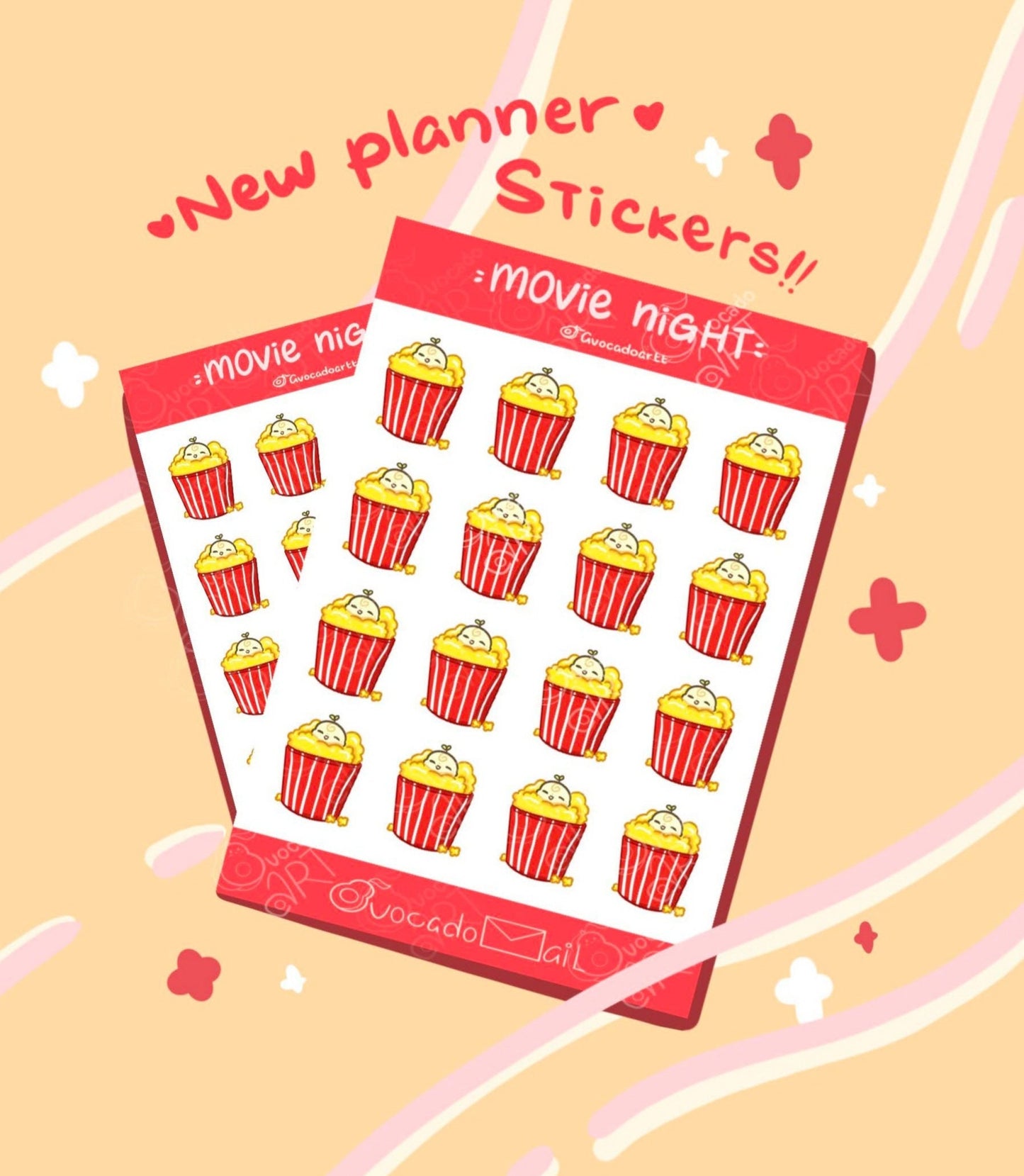 Planner Sticker sheet "Bobo Movie"