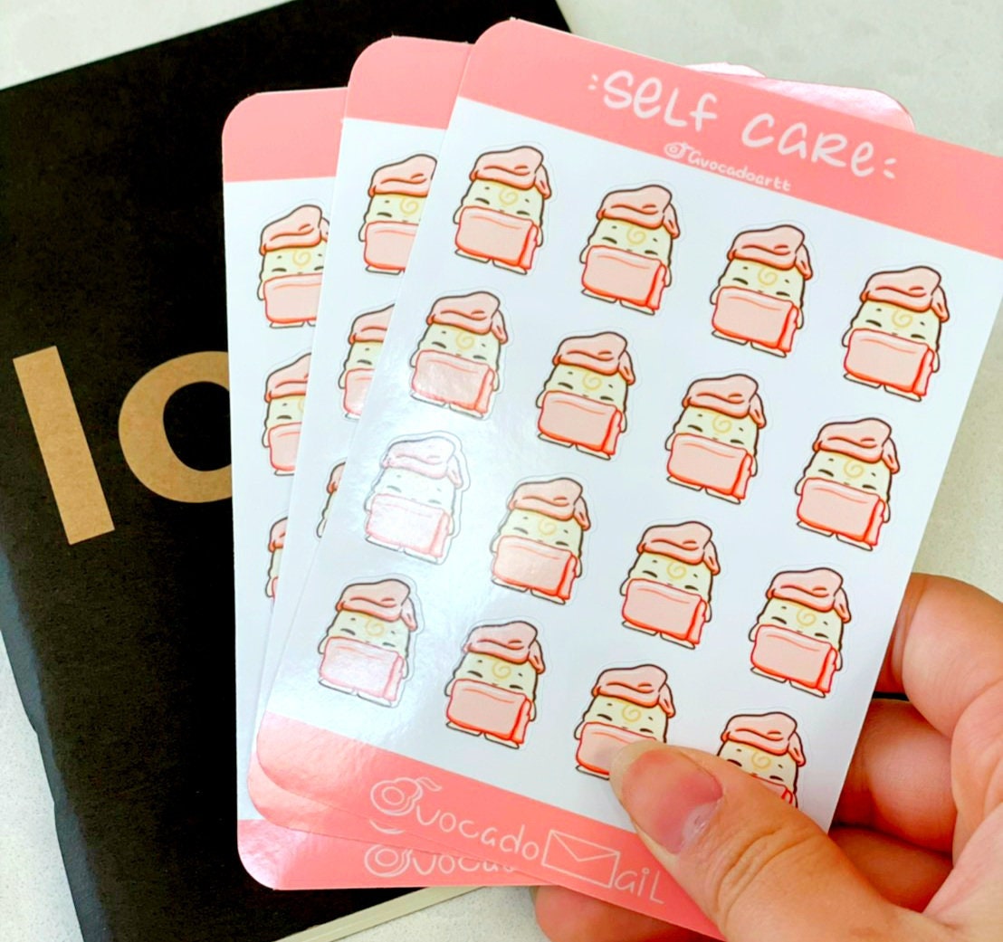 Planner Sticker sheet "Bobo Self Care"