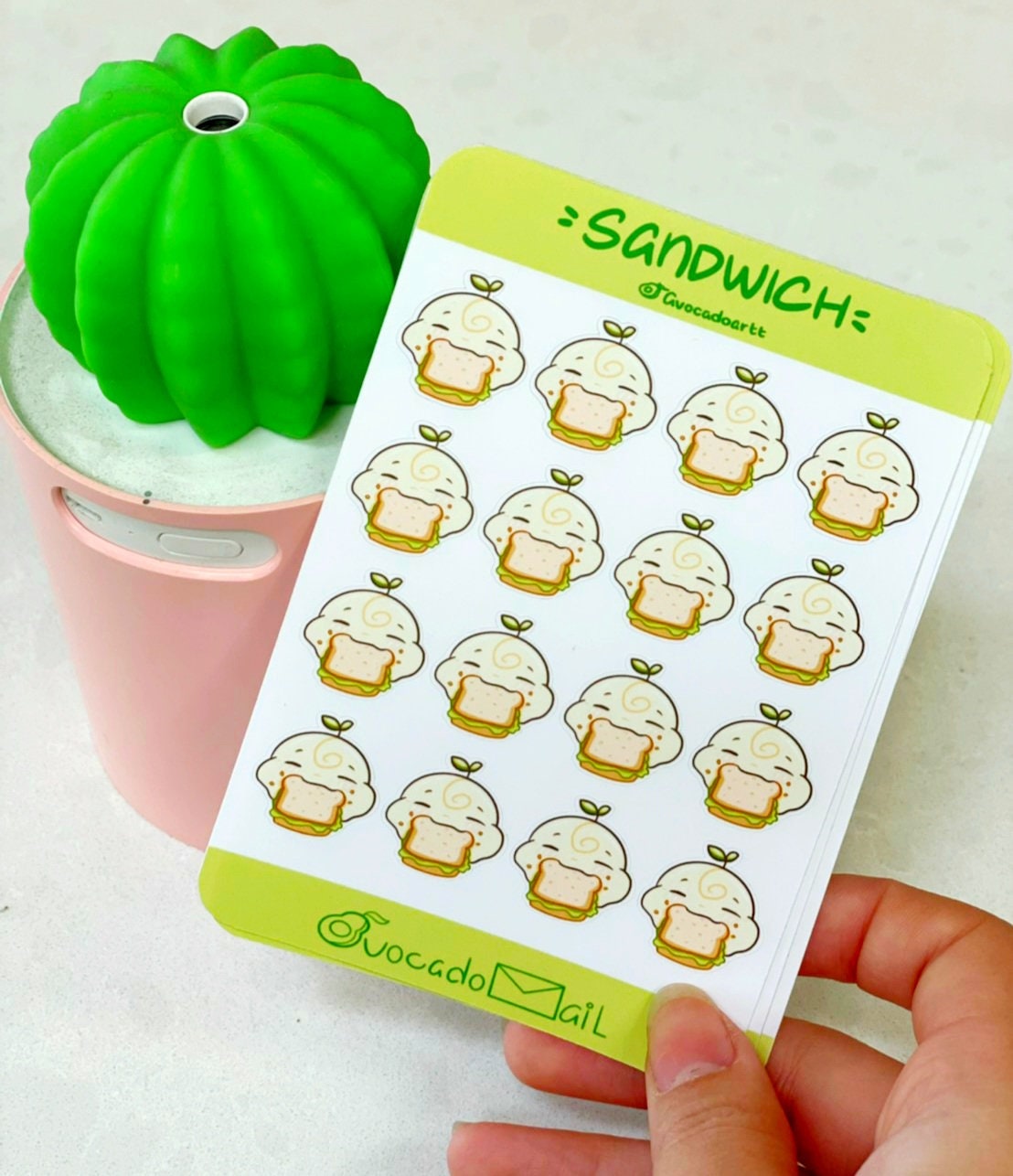 Planner Sticker sheet "Bobo Sandwich"