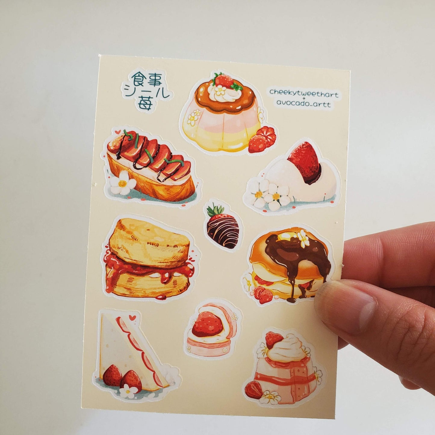 Strawberry Dessert Sticker Pack
