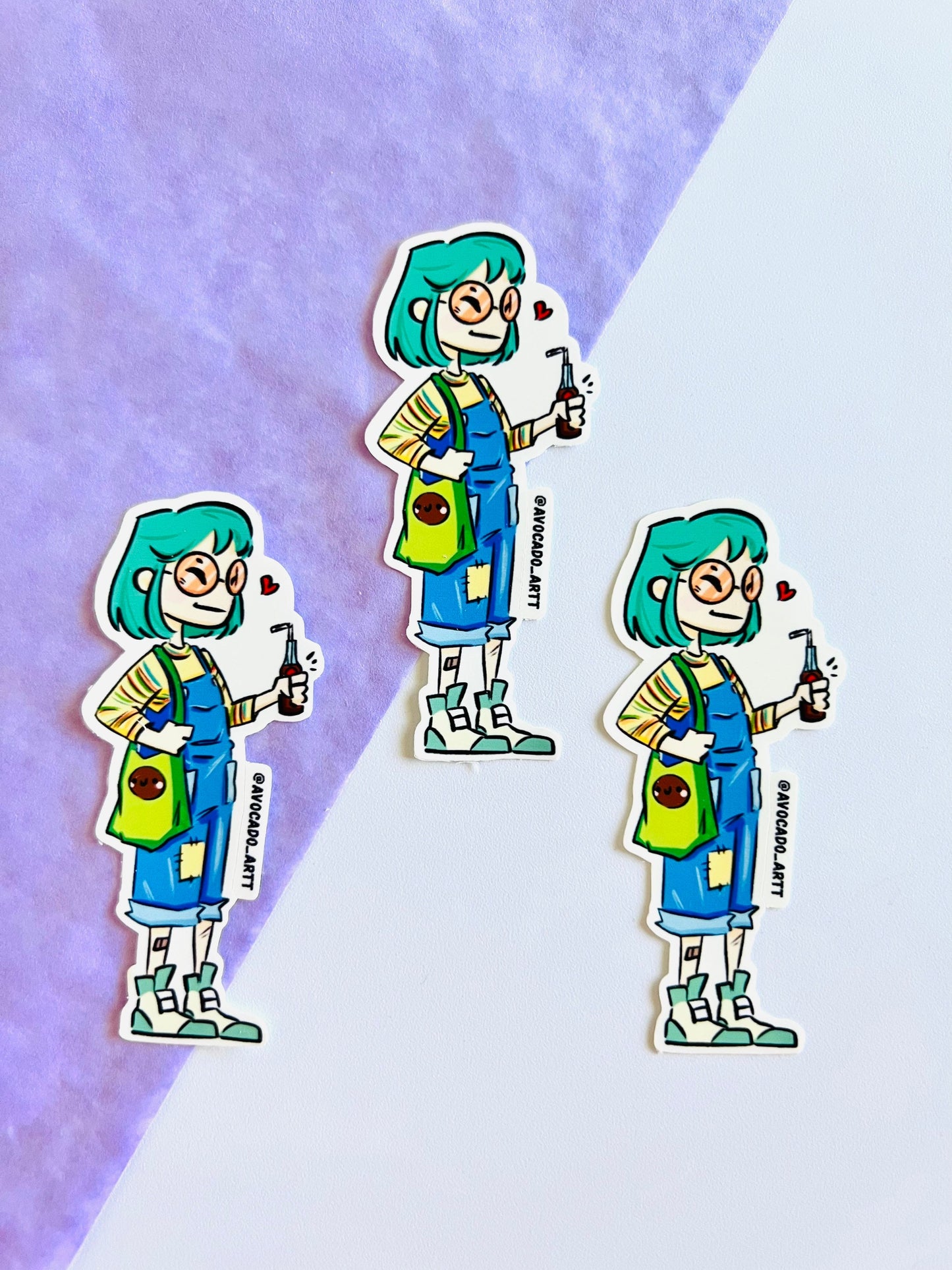 Summer Girl Sticker "Avo Tote Bag"