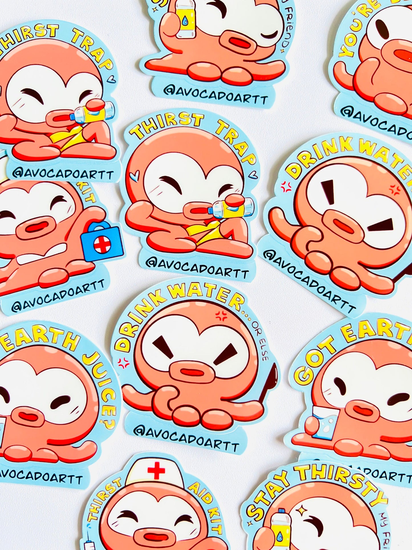 Stay Hydrated Sticker Pack