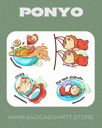 Exclusive Studio Ghibli Full Sticker Set – Limited Stock!