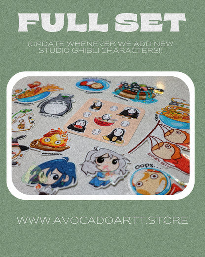Exclusive Studio Ghibli Full Sticker Set – Limited Stock!