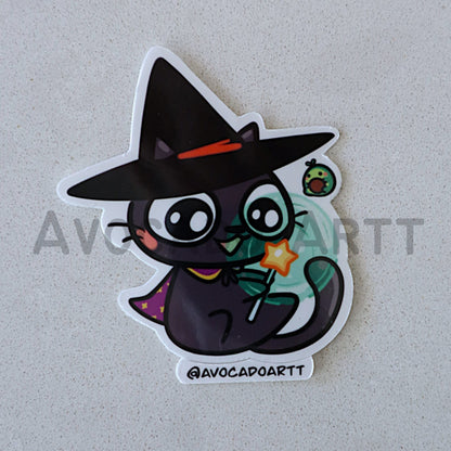 Cat Witch Sticker