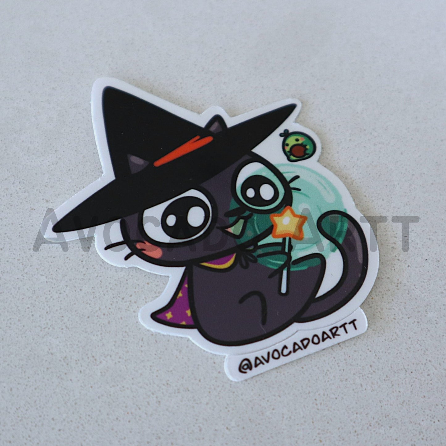 Cat Witch Sticker