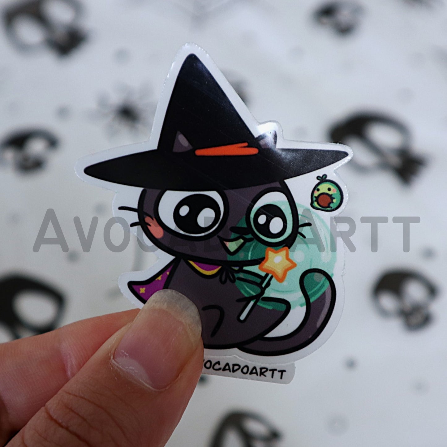 Cat Witch Sticker