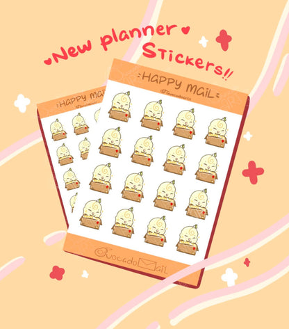 Planner Sticker sheet "Bobo Happy Mail"