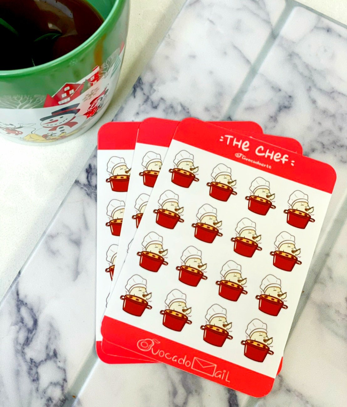 Planner Sticker sheet "Bobo The Chef"