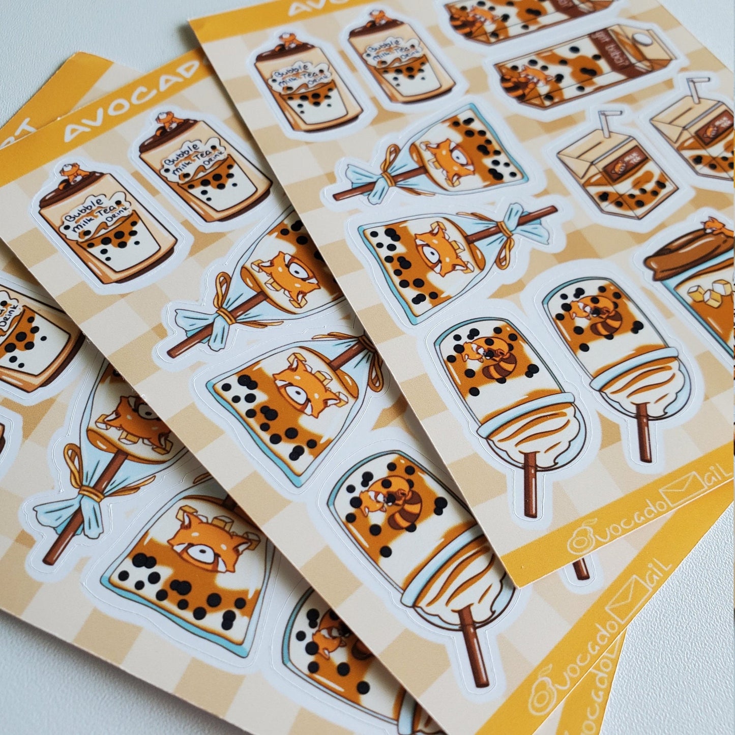 Summer Boba Sticker Sheet