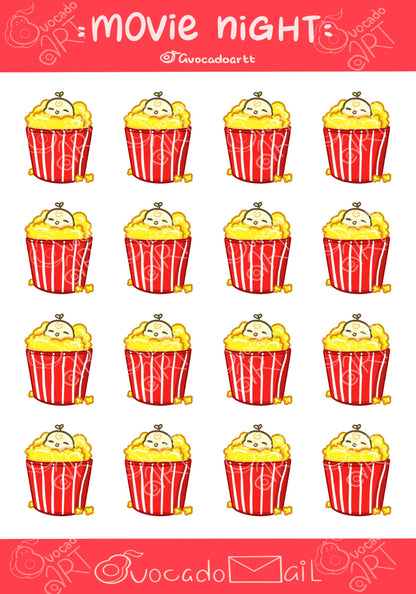 Planner Sticker sheet "Bobo Movie"