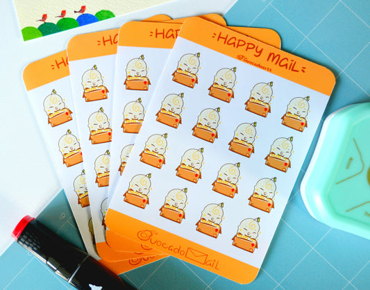 Planner Sticker sheet "Bobo Happy Mail"