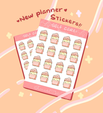 Planner Sticker sheet "Bobo Self Care"