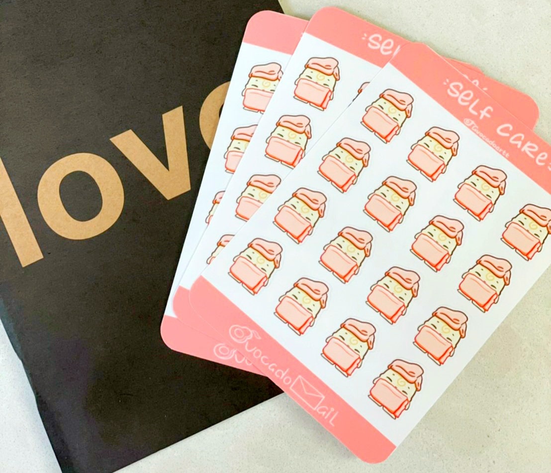 Planner Sticker sheet "Bobo Self Care"