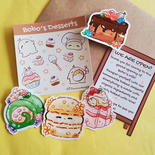 Bobo Dessert Sticker Set