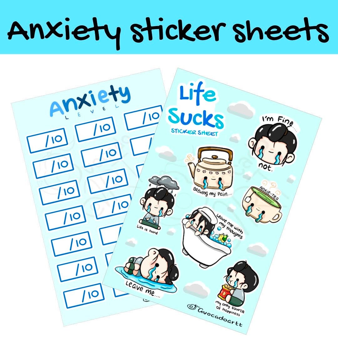 Bullet Journal Stickers "Life Sucks"