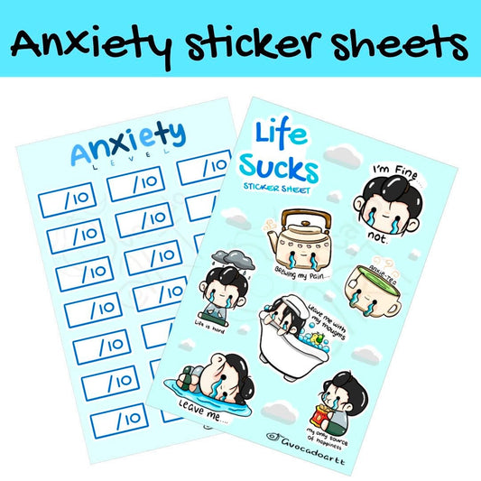 Bullet Journal Stickers "Life Sucks"
