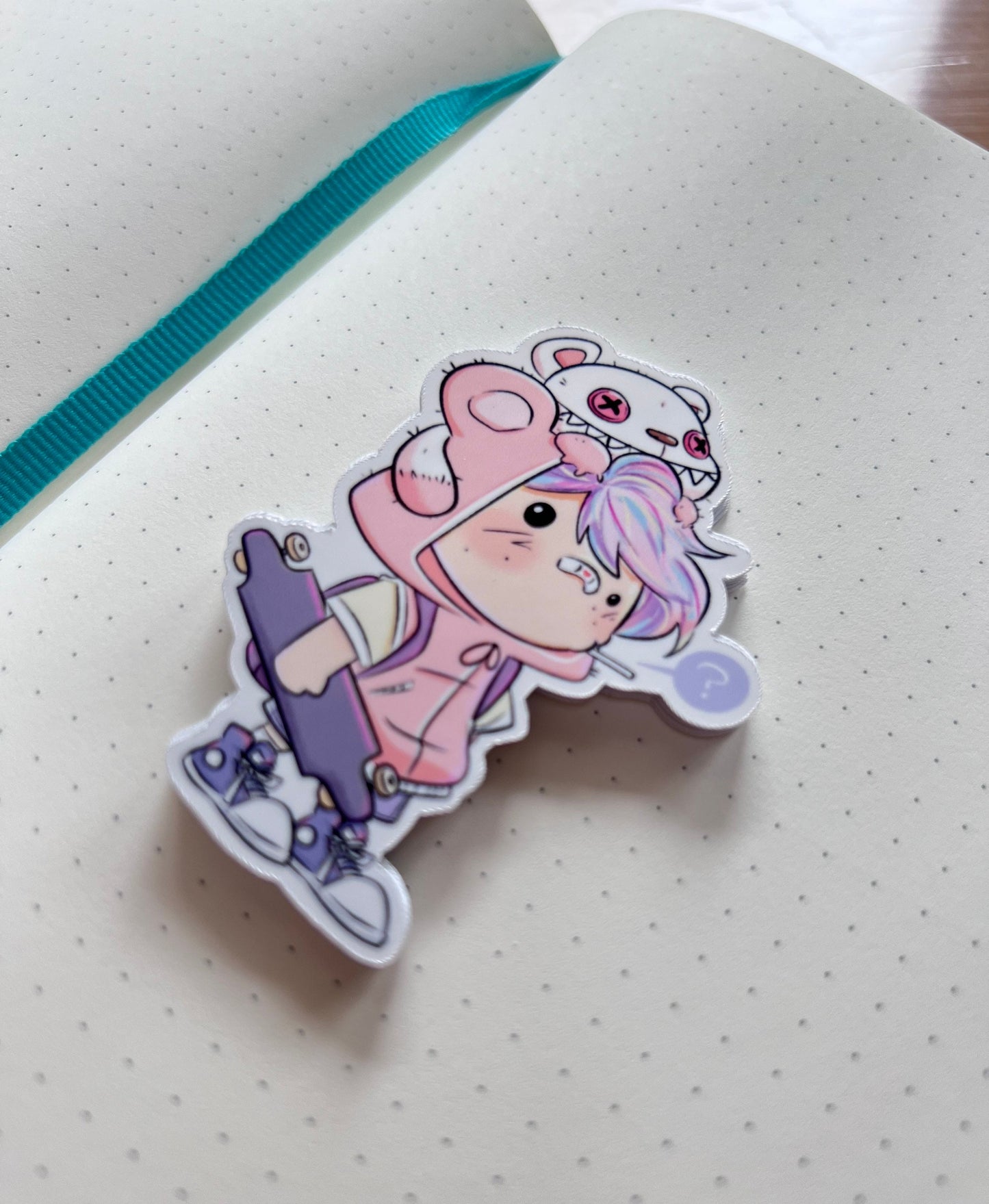 Pink Boy, Mad Teddy Sticker