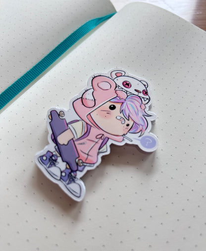 Pink Boy, Mad Teddy Sticker