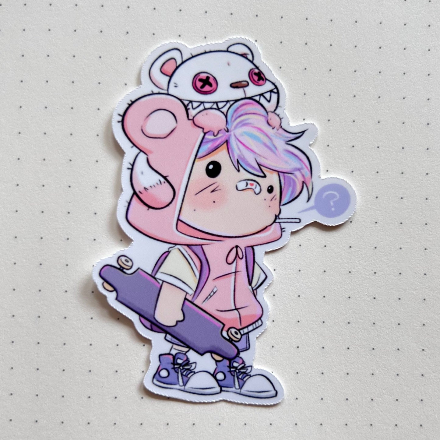 Pink Boy, Mad Teddy Sticker