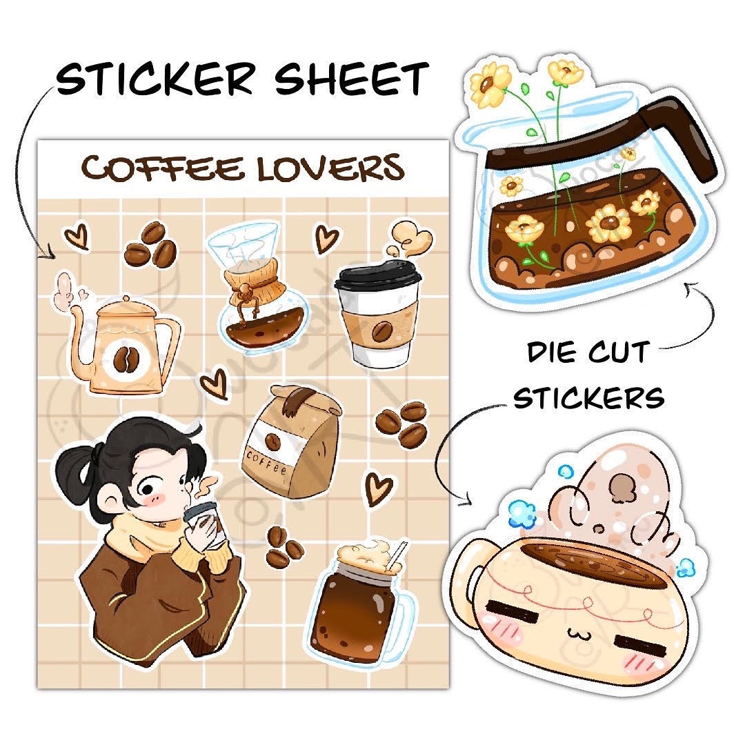 Coffee Lover Sticker Pack