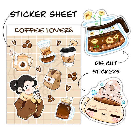 Coffee Lover Sticker Pack