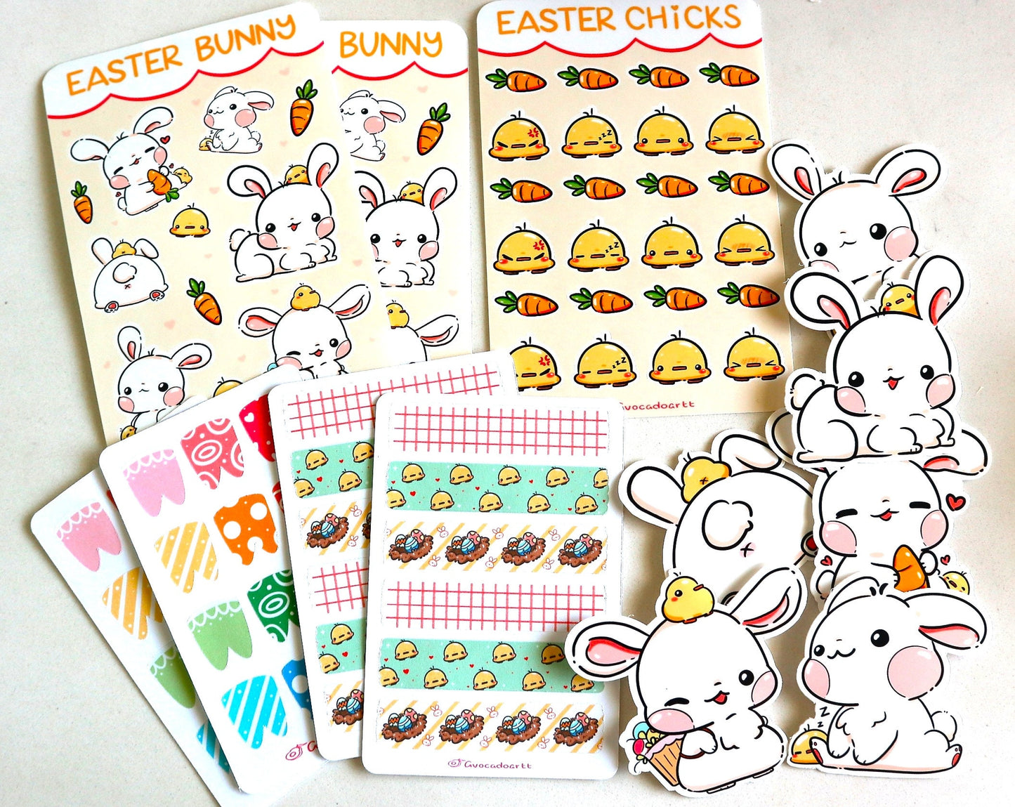 Easter Bunny Sticker Pack