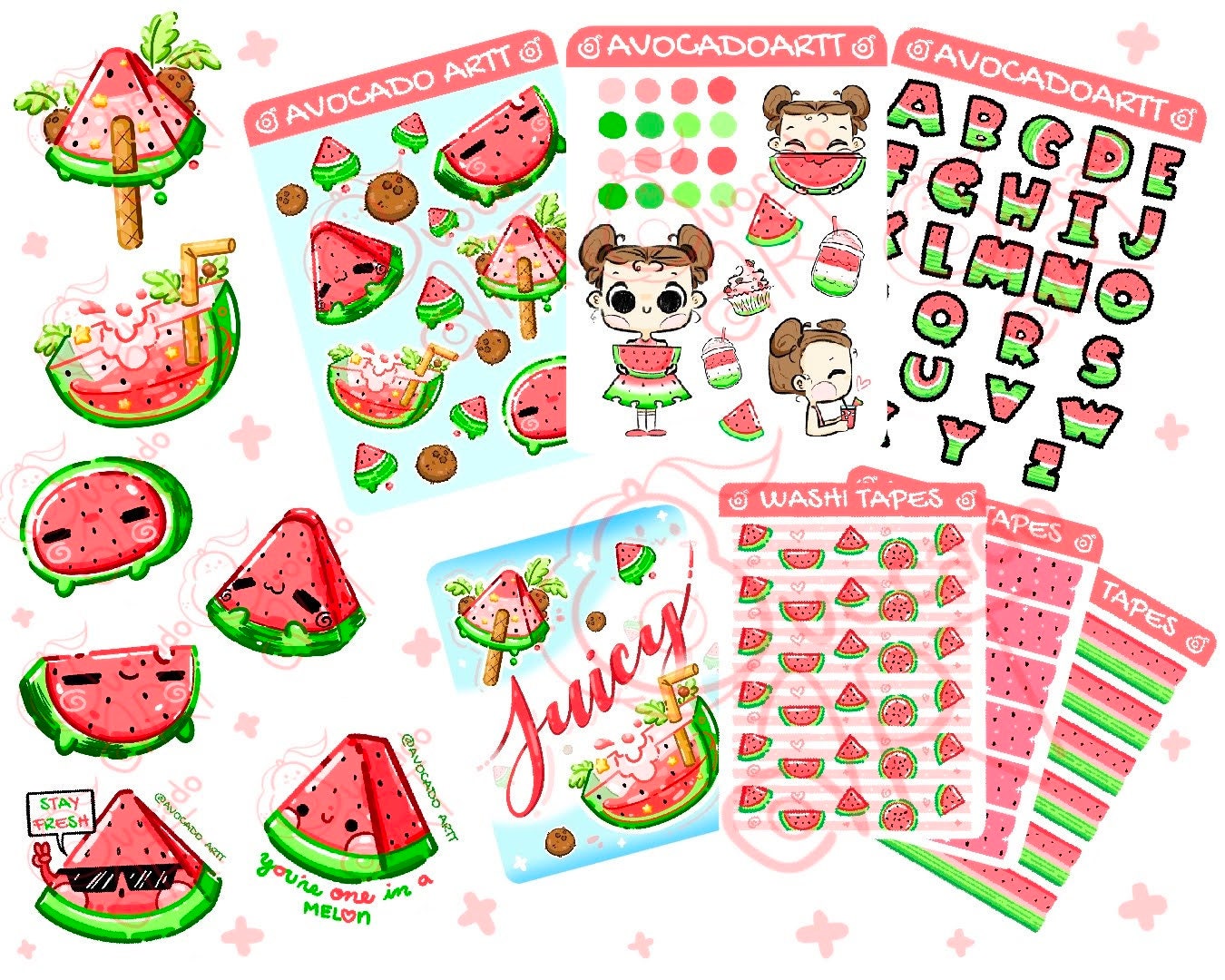 Watermelon Sticker Pack