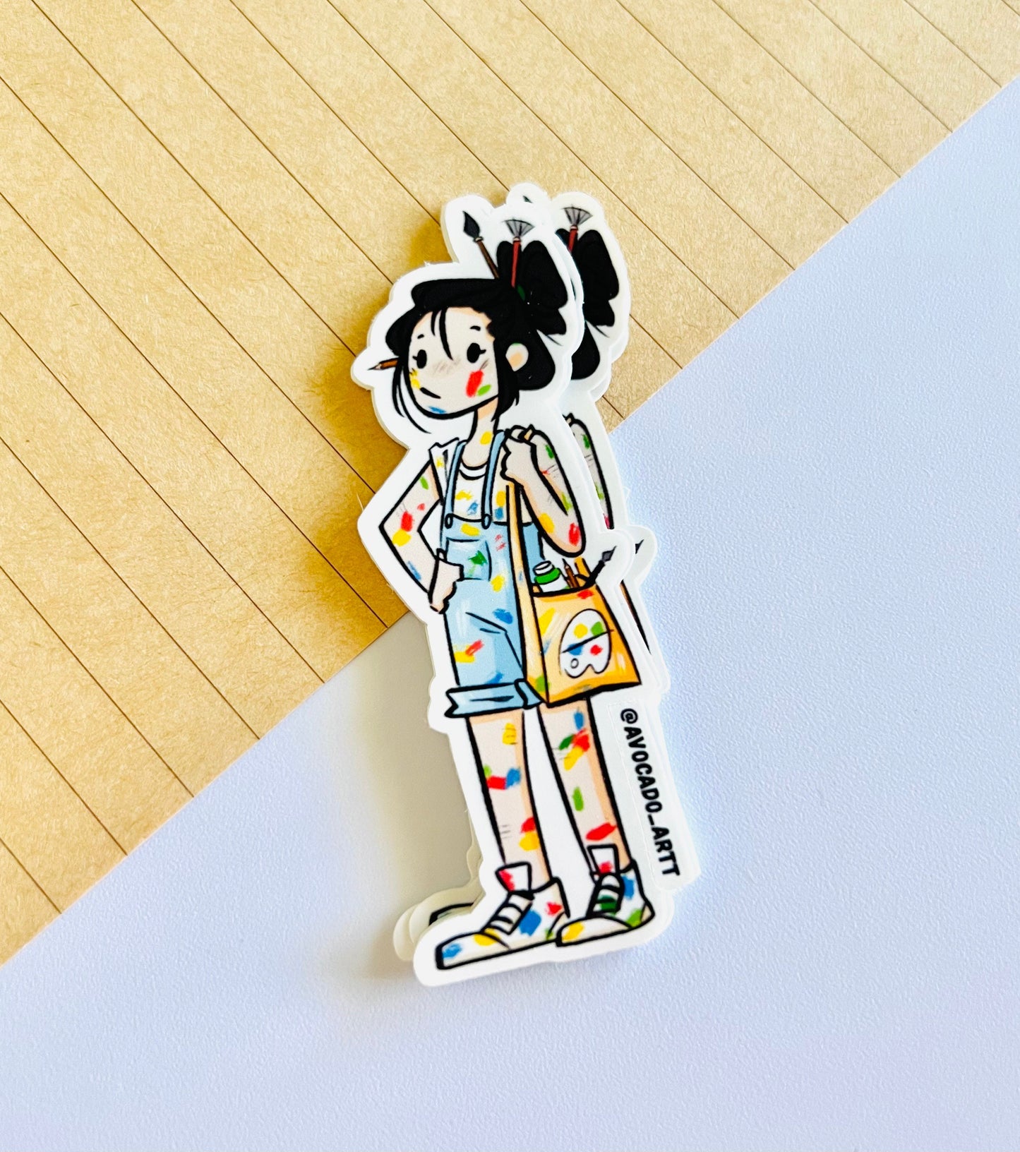 Summer Girl Sticker "Artist"