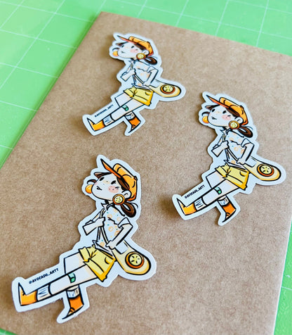 Summer Girl Sticker "Orange"