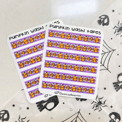 Halloween Washi Tape Sticker Sheets