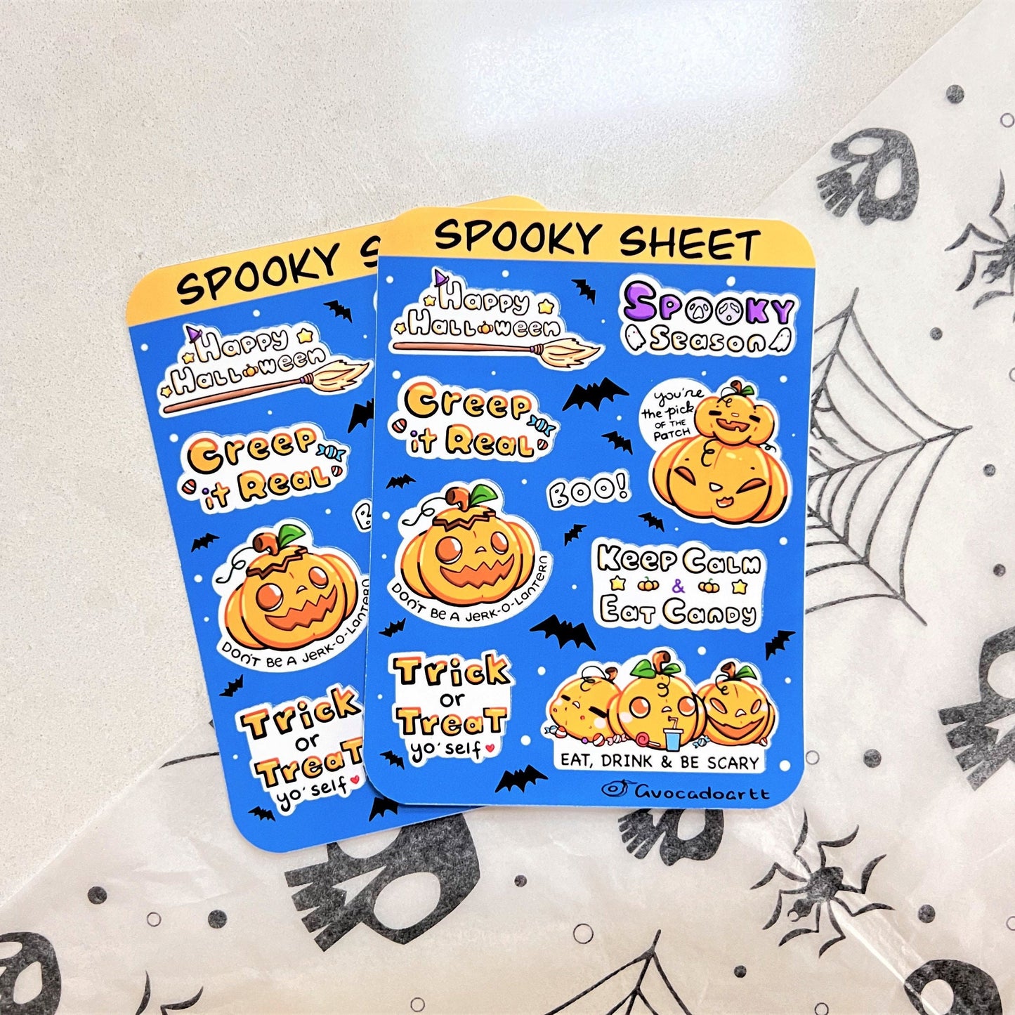 Halloween Washi Tape Sticker Sheets
