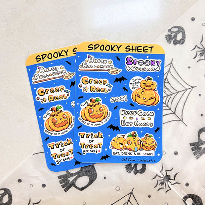 Halloween Washi Tape Sticker Sheets