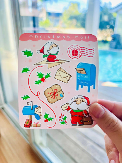 Christmas Mail sticker sheet