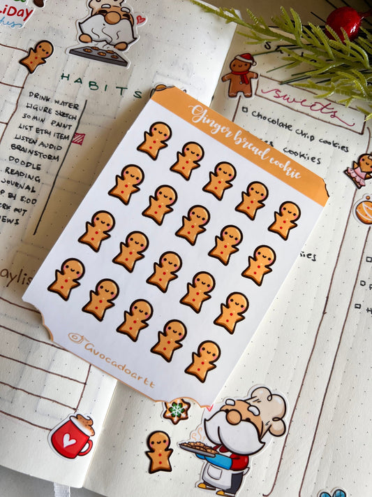 Gingerbread Sticker Sheet