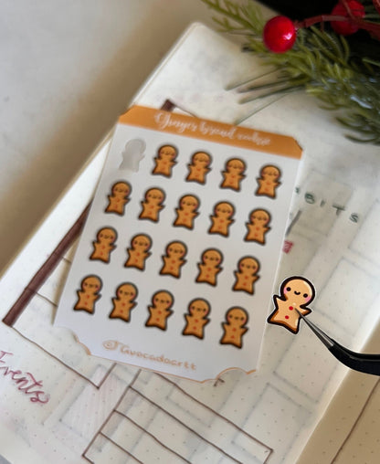 Gingerbread Sticker Sheet