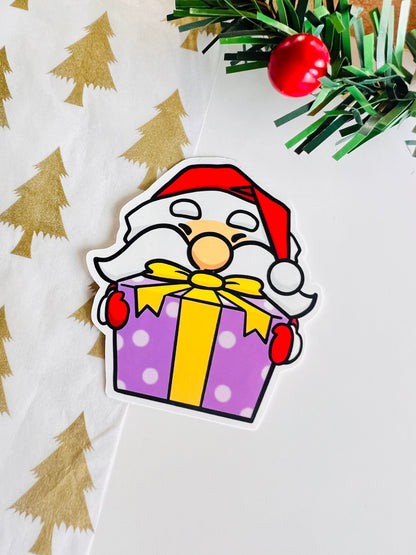 Present Santa Sticker