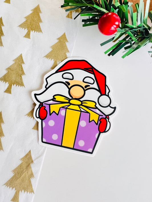 Present Santa Sticker