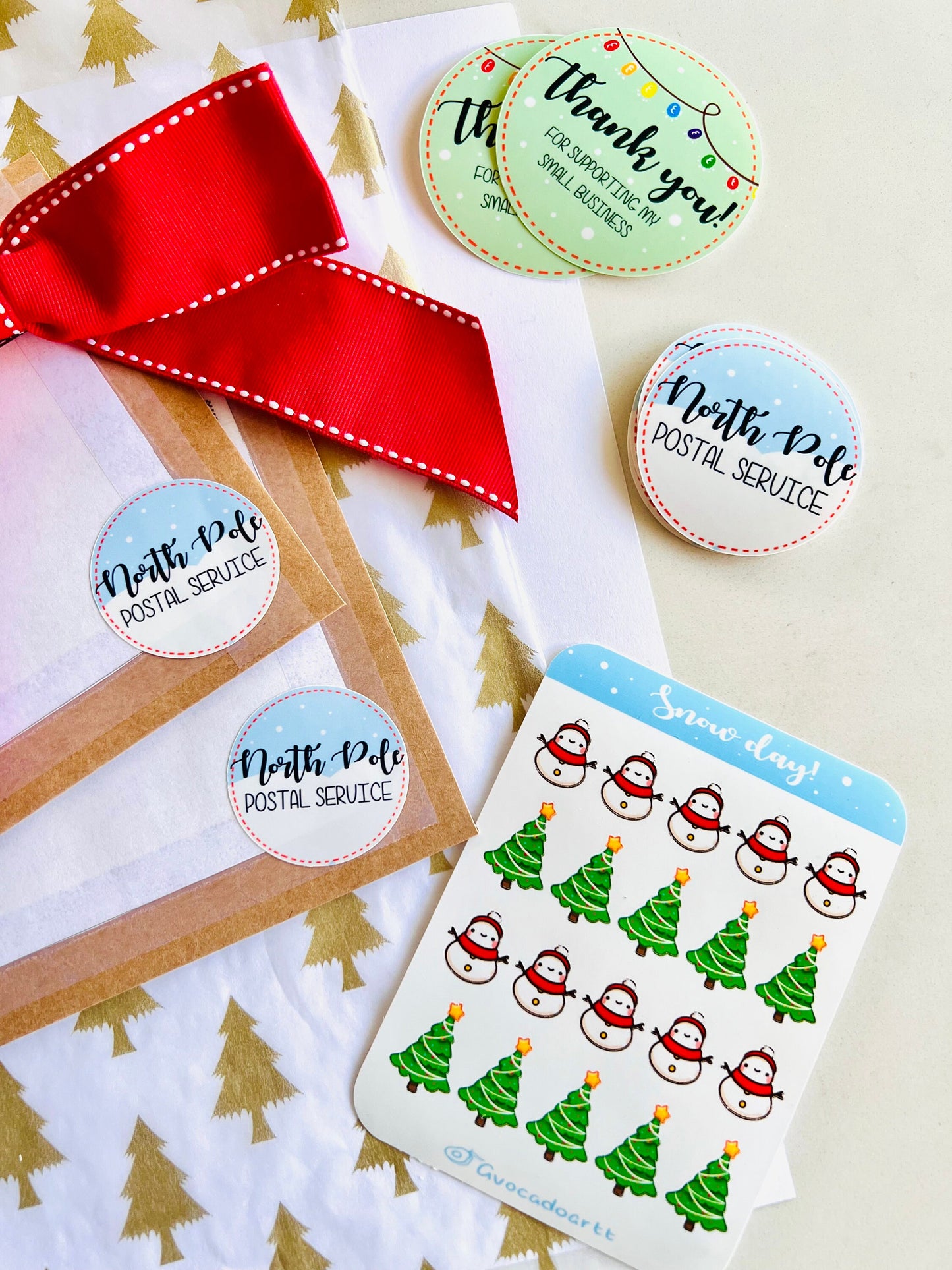 Snowman Sticker Sheet