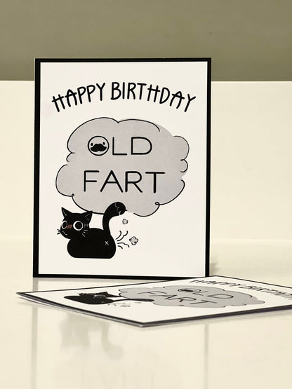 "Happy Birthday Old Fart" Card