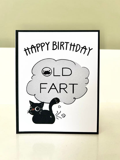 "Happy Birthday Old Fart" Card