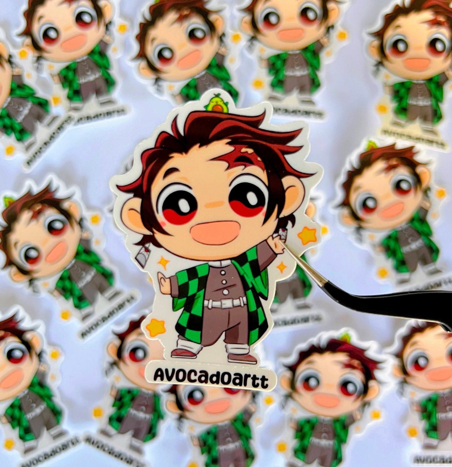 Tanjiro Demon Slayer sticker