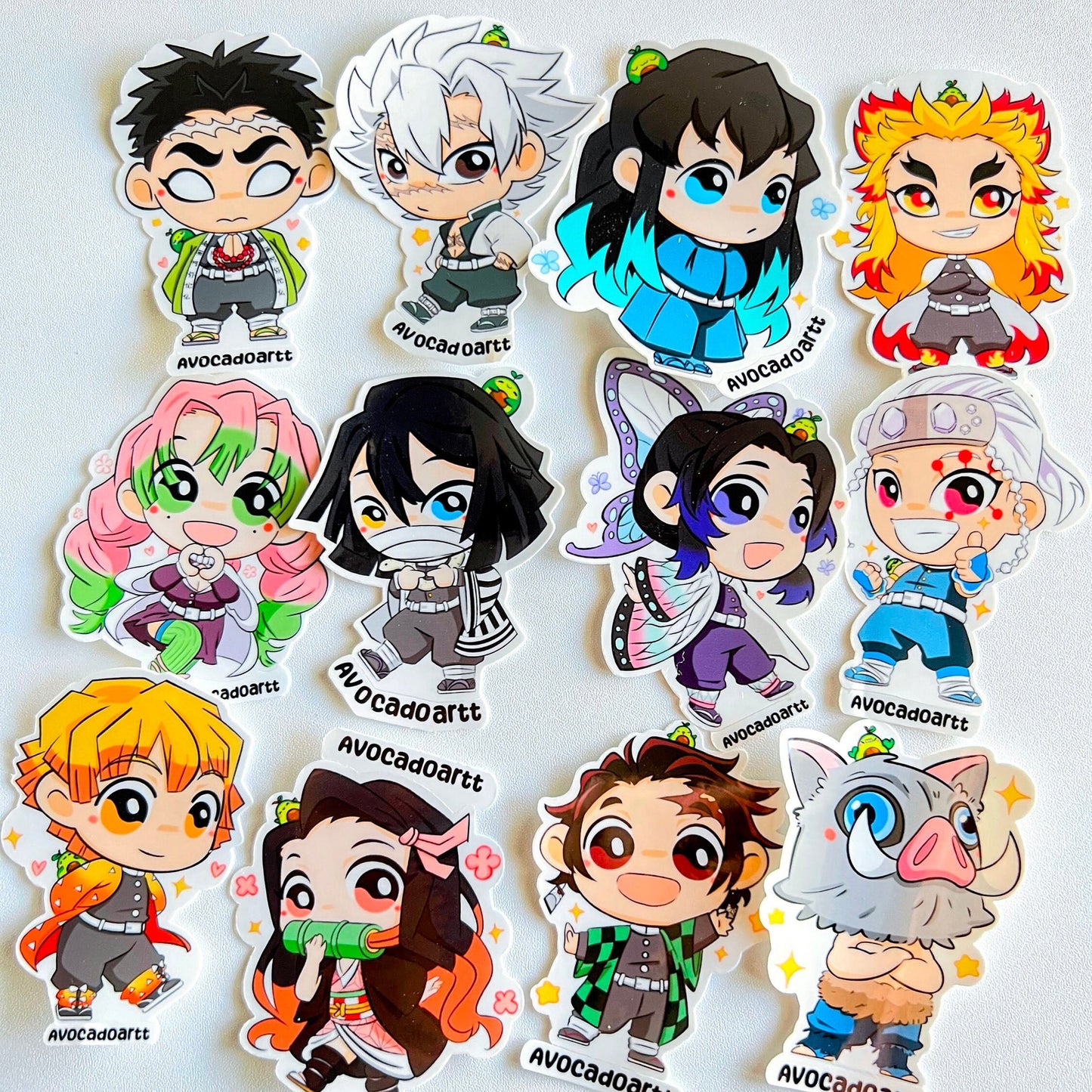 Tanjiro Demon Slayer sticker