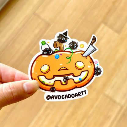 Soot Sprite Halloween sticker