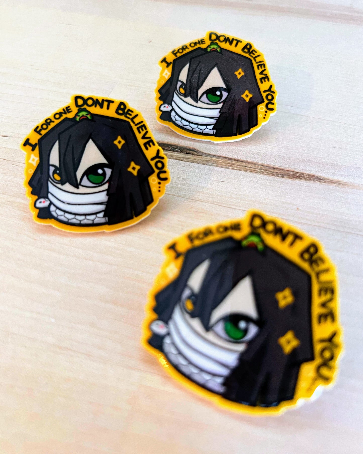 Obanani Demon Slayer Pin
