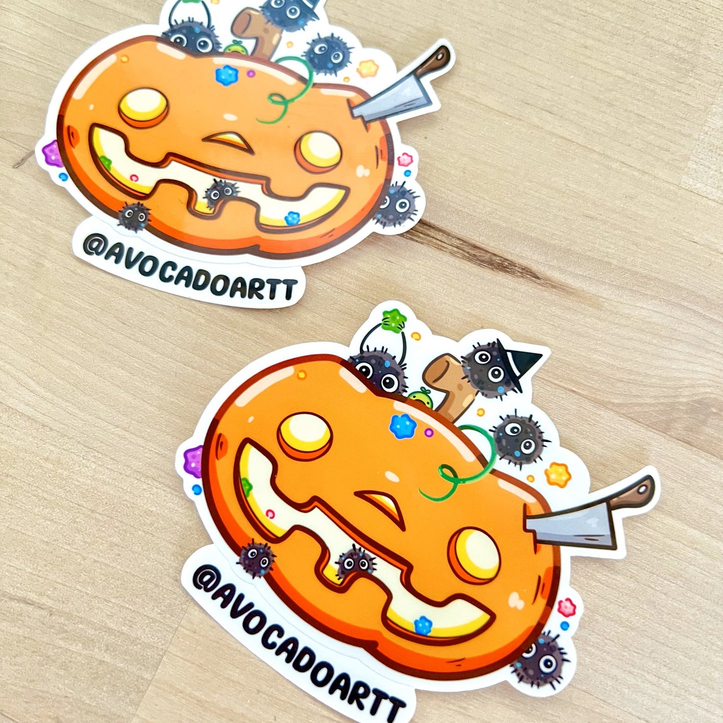 Soot Sprite Halloween sticker