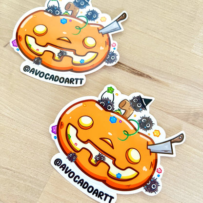 Soot Sprite Halloween sticker