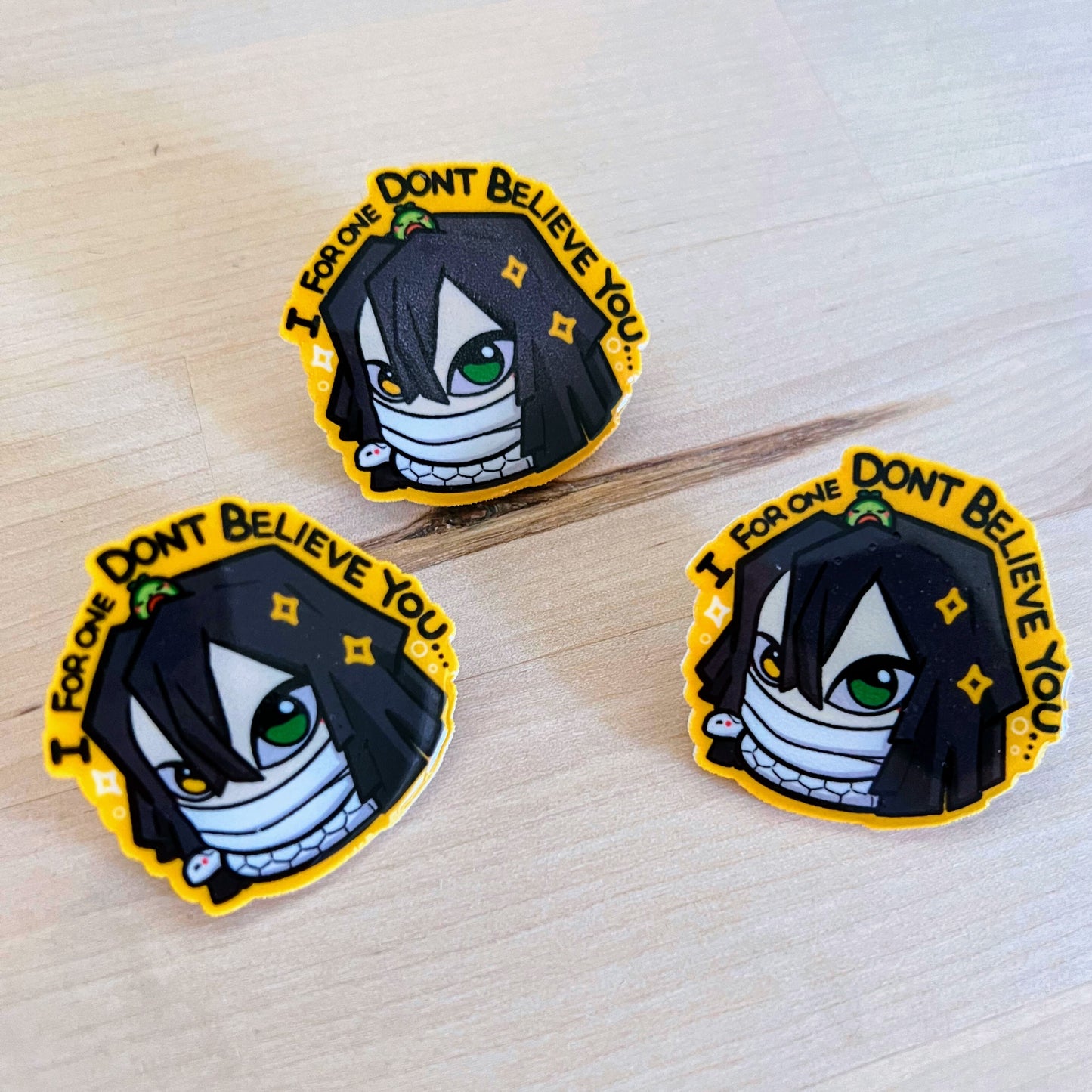 Obanani Demon Slayer Pin